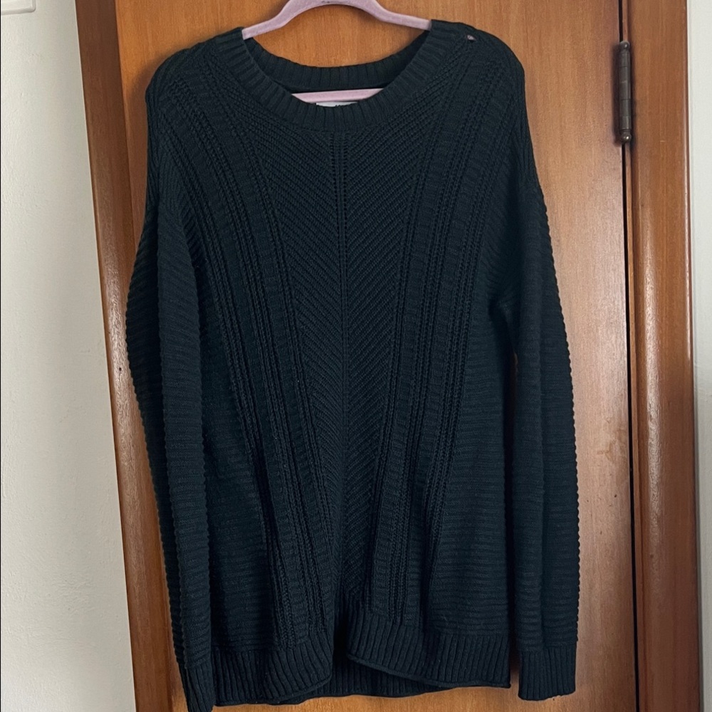 Sonoma Women's Dark Knit Crew Neck Sweater